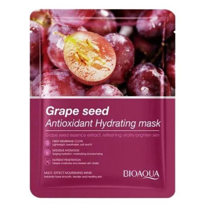 Bioaqua Grape Seed Antioxidant Hydrating Facial Sheet Mask