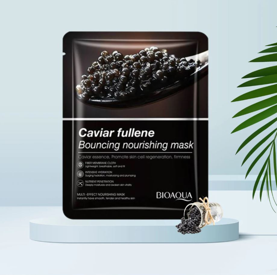 Bioaqua Caviar Fullerene Bouncing Nourishing Facial Sheet Mask