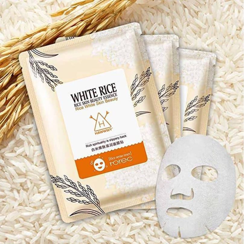 ROREC WHITE RICE FACE SHEET MASK