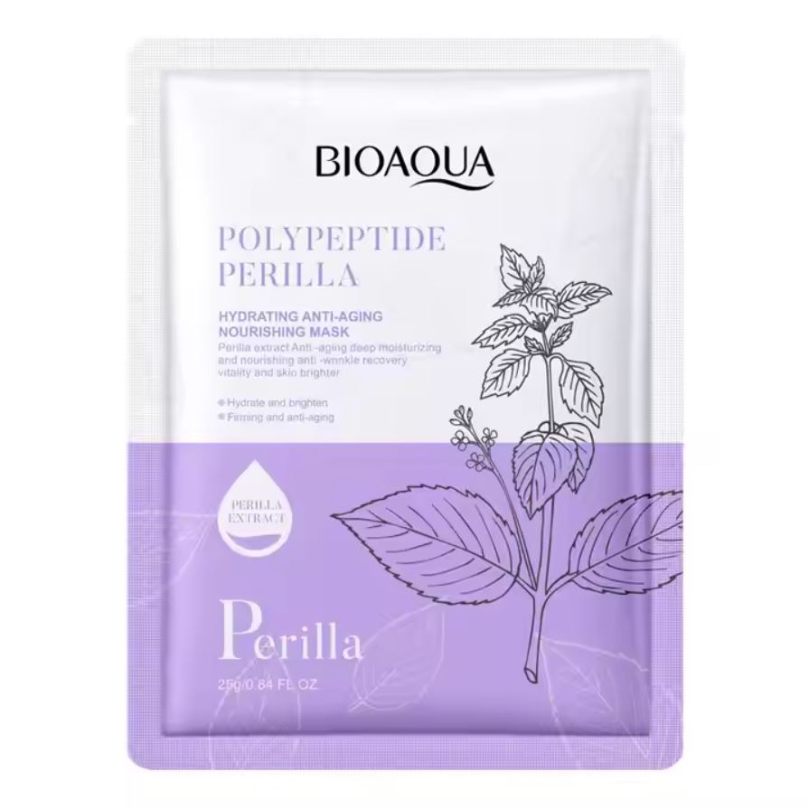 Bioaqua Polypeptide Perilla Hydrating Anti-Aging Facial Mask