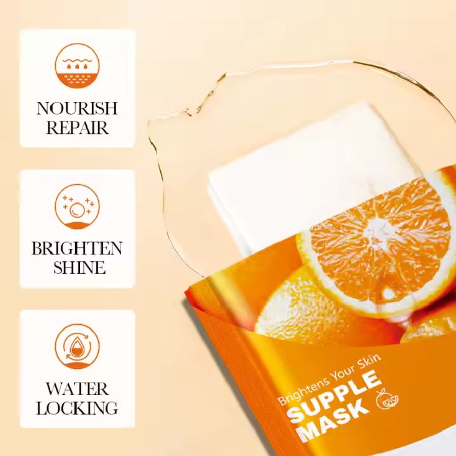 FAYANKOU Orange Facial Sheet Mask