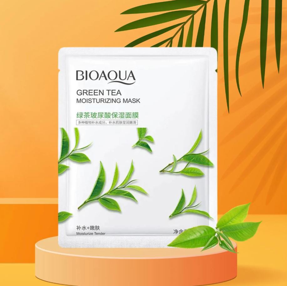 BIOAQUA Green Tea Moisturizing Face Sheet Mask